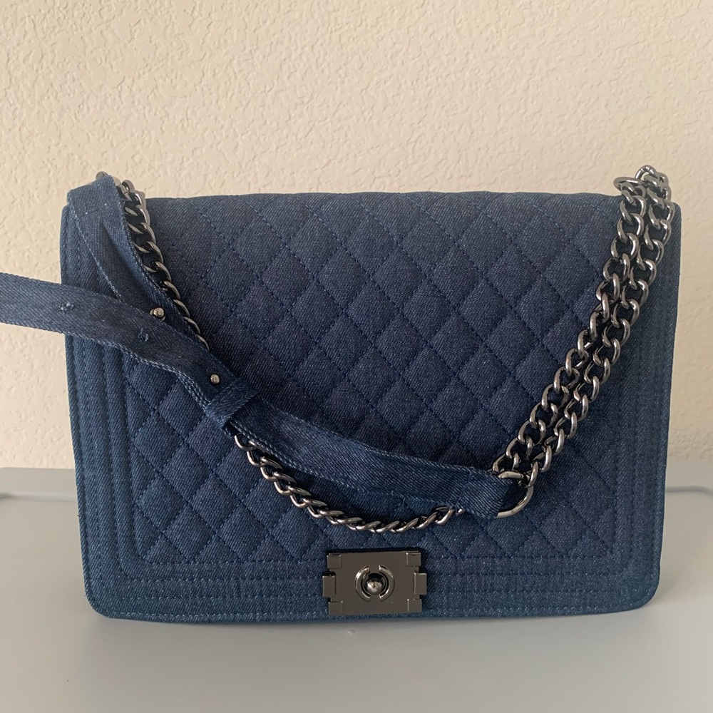 Denim Messenger Purse